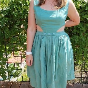 Collectif Talis Plain Swing Skirt